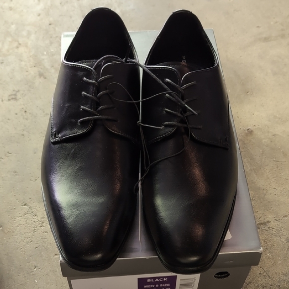 Perry Ellis Men's Dress Portfolio Plain Toe Oxford Shoes Formal Classic - Picture 2 of 7